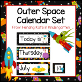 Outer Space Decor Calendar Set