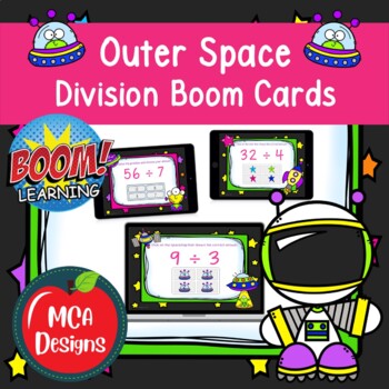 Preview of Outer Space Division Boom Cards