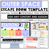 Outer Space Escape Room Template | Digital Slides | Printa