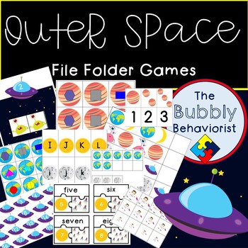 Preview of Outer Space File Folder Games