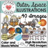 Outer Space Clipart by Clipart That Cares