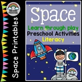 Outer Space Literacy Centers Activities - Preschool, Kindergarten