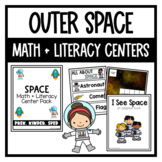 Space Math + Literacy Centers | PreK, Kinder, Sped