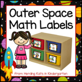 Outer Space Math Manipulative Labels for Bins