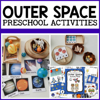 Preview of Outer Space Preschool Activities