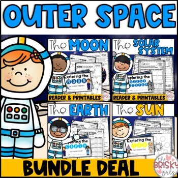 Preview of Outer Space Readers & Printables BUNDLE