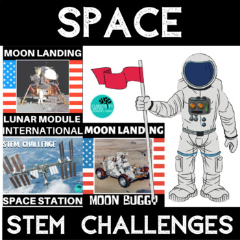 Preview of STEM Outer Space Challenges bundle