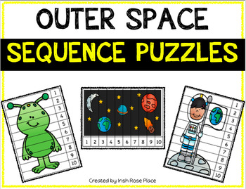 Outer Space Sequence Puzzles by Irish Rose Place | TpT