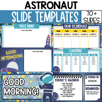 Preview of Outer Space Slides Templates / Solar System Google Slides Templates