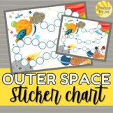 Outer Space Sticker Behavior Reward Chart