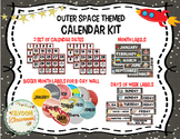 Outer Space Theme Calendar Kit