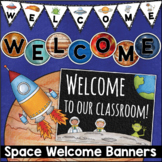 Outer Space Theme Classroom Decor Welcome Poster Banner Pe
