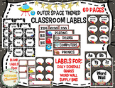 Outer Space Theme Classroom Labels Kit