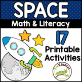 Outer Space Theme Preschool Math & Literacy Unit