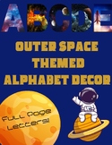 Outer Space Themed Classroom Alphabet Decor