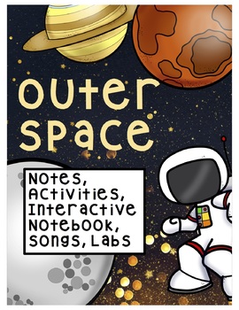 Preview of Outer Space Ultimate Science Notebook (Lab Activities, Notes, Interactive Pages)