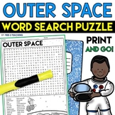 Outer Space Word Search Puzzles Space Science Word Search 