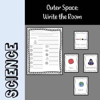 Preview of Outer Space: Write the Room