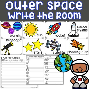 Preview of Outer Space Write the Room