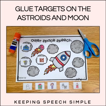 no prep articulation worksheets outer space themed by keeping speech