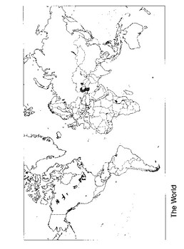 outline maps study continents of the world by brilliance builders