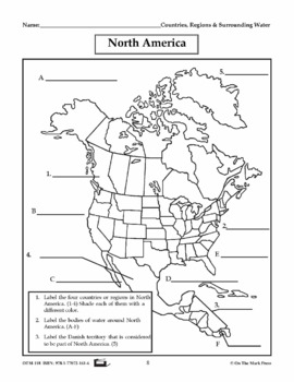 Outline Maps of the World Grades 1-8 by On The Mark Press | TPT