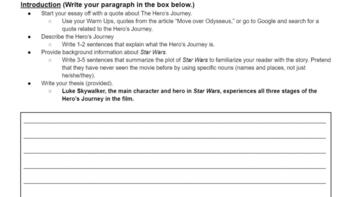 star wars essay topics