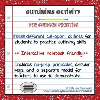 outlining practice teaching resources teachers pay teachers