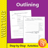 Outlining: Step-by-Step Activities - essay - report - easy