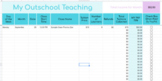 Outschool Teacher Spreadsheet