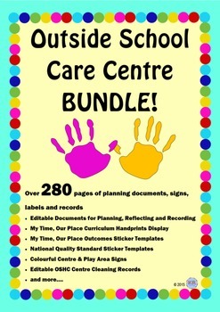 Preview of Outside School Care Centre Mega BUNDLE! - OSHC Documents, Signage & Labels