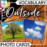 Outside Vocabulary Flashcards (Speech Therapy, Special Education, ESL, etc.)