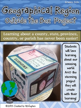 Preview of Exploring Geographical Regions {An Outside the Box Project}