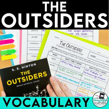 Preview of Outsiders Vocabulary Unit (words, activities, quizzes)