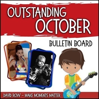 Preview of Outstanding October -- Music Bulletin Board Set