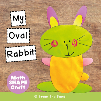 Preview of Oval Rabbit Math Craft Activity