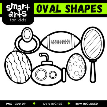 oval shape clipart
