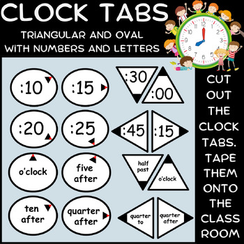 Preview of Oval and Triangular Clock Tabs