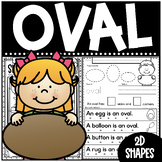 Ovals ~ A No Prep Math Printables Package for Kindergarten