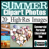 Over 20 SUMMER Photos Clipart High Resolution Commercial P