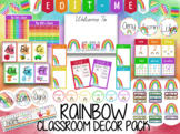 Over The Rainbow Classroom Decor / Posters / Pack