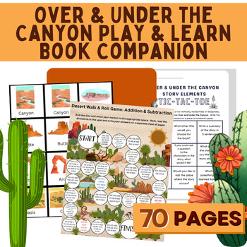 Preview of Over and Under the Canyon Play & Learn Book Companion: Multi-Sensory Fun
