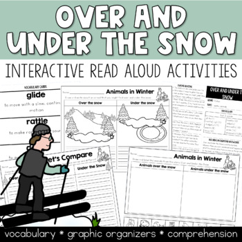 Preview of Over and Under the Snow Activities Interactive Read Aloud