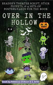 Preview of Over in the Hollow: Reader's Theater Script, Stick Puppets, & 4 Poster/Card Sets