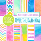 Over the Rainbow Digital Papers / Background / Patterns Wa