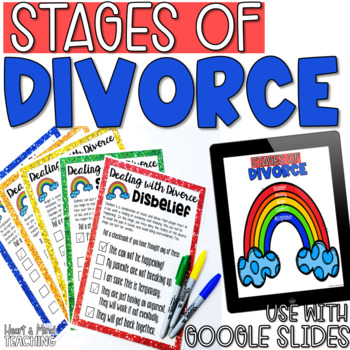 Preview of Stages of Divorce for google slides distance learning