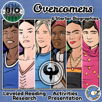 Preview of Overcomer Biographies (Women) Bundle - Reading, Digital INB & Activities