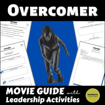 Preview of Overcomer Movie Guide with Leadership Activities