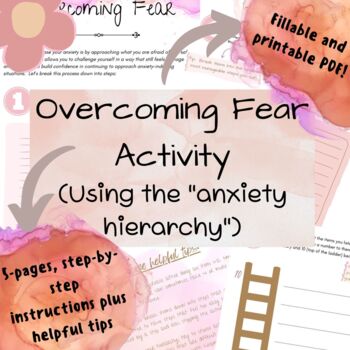 Preview of Overcoming Fear Packet