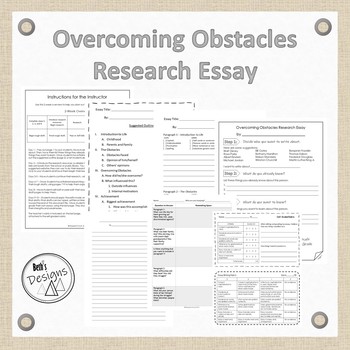 overcoming obstacles in school essay